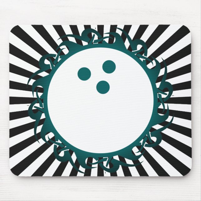 tribal bowling mouse pad (Front)