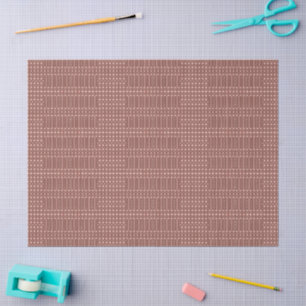 Tribal Brown Pattern Tissue Paper