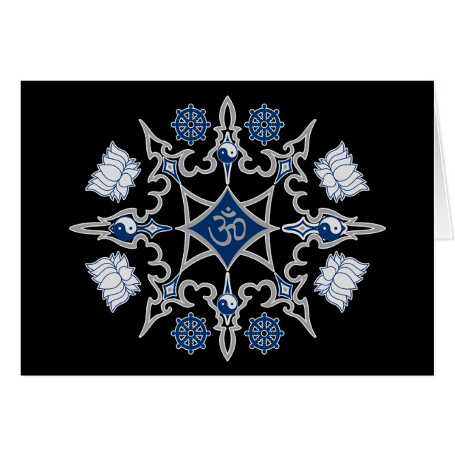 Tribal Buddhist Symbols (Front Horizontal)