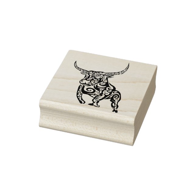 tribal bull art stamp (Stamp)