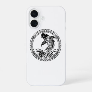 Tribal Celtic Koi Fish Wisdom Symbol iPhone 16 Case