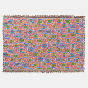 Tribal Circles Throw Blanket
