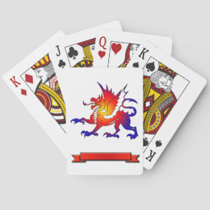 Tribal Colour Dragon Playing Cards