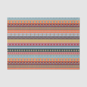 Tribal Colourful Geometric Pattern Tissue Paper