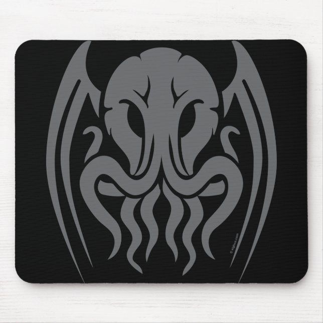 Tribal Cthulhu mouse pad (Front)
