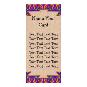 Tribal Customisable Rack Card