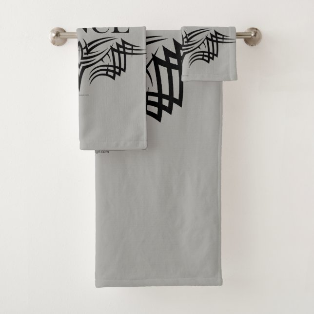 Tribal Dance Bath Towel Set (Insitu)