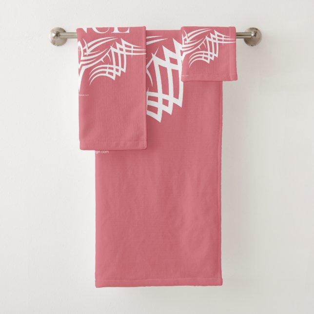 Tribal Dance Bath Towel Set (Insitu)