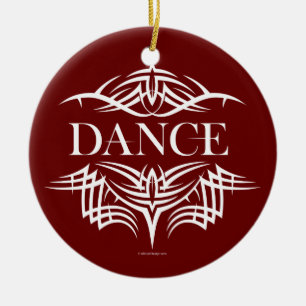 Tribal Dance (plain) Ceramic Ornament
