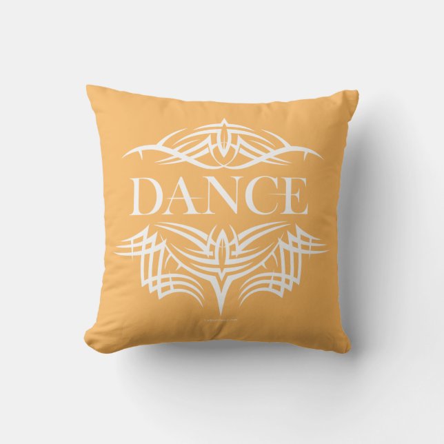 Tribal Dance Throw Pillow (Front)