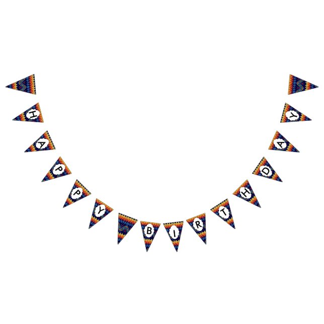 Tribal design abstract design bunting  (All)