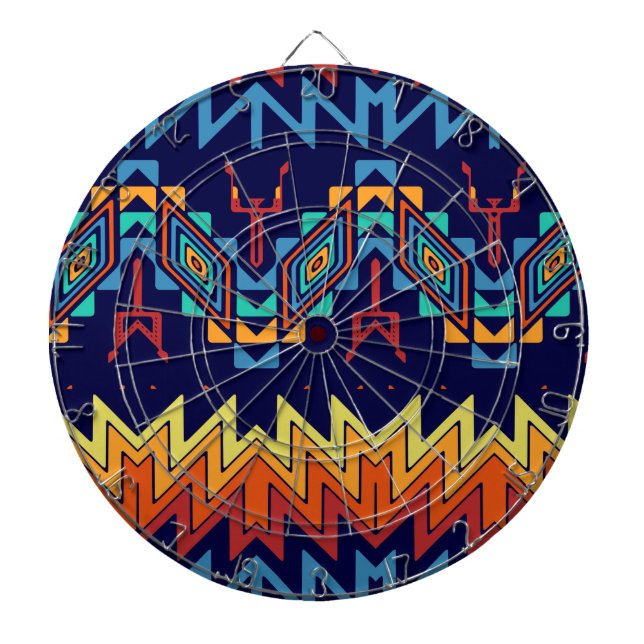 Tribal design abstract design dartboard (Front)