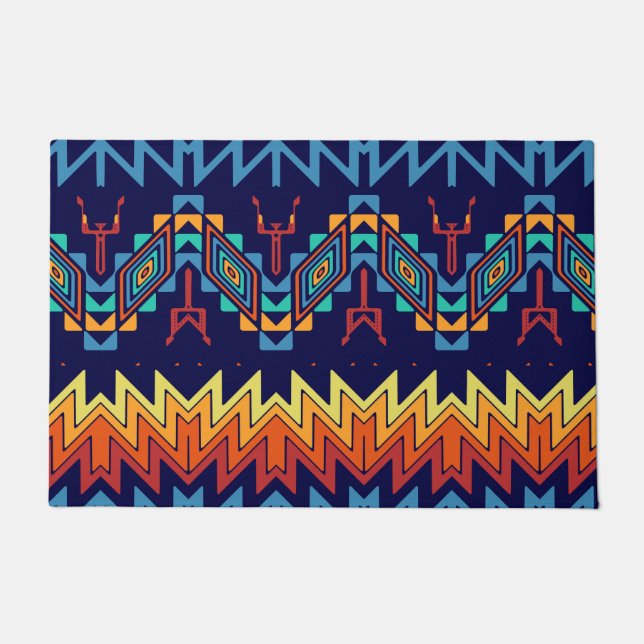 Tribal design abstract design doormat (Front)