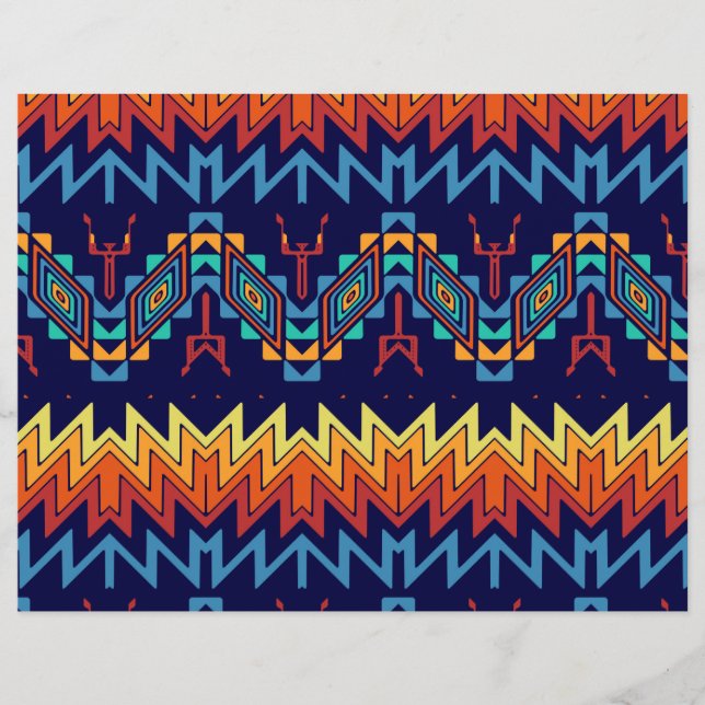 Tribal design abstract design flyer (Front)