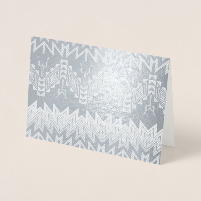 Tribal design abstract design foil card (Front)