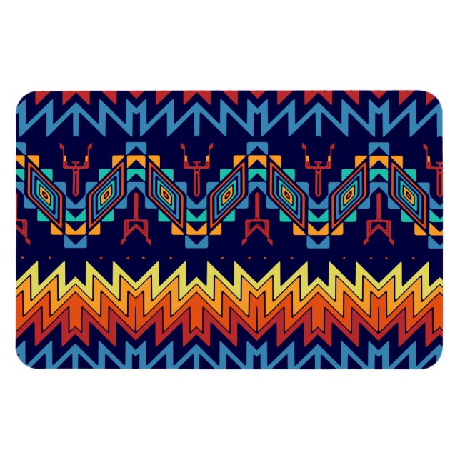 Tribal design abstract design magnet (Horizontal)