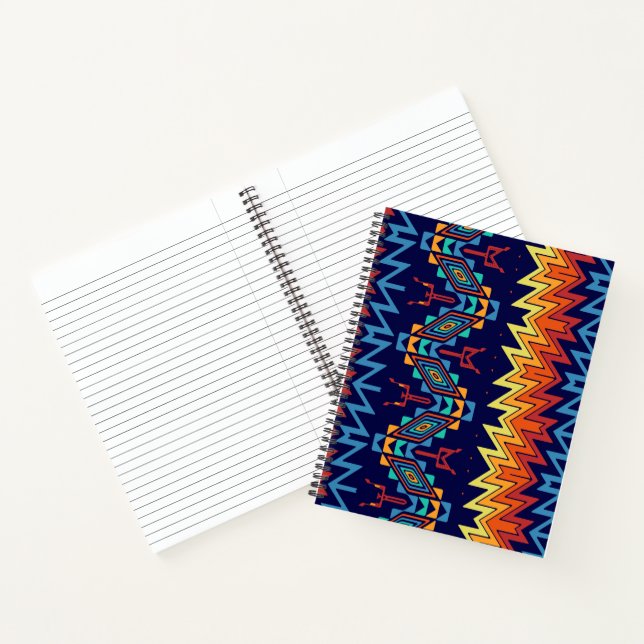 Tribal design abstract design notebook (Inside)