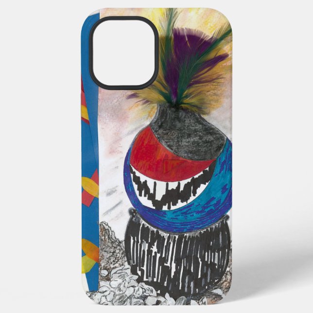 "Tribal Design" Apple iPhone Case (Back)