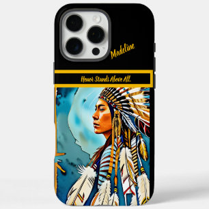 Tribal Design Fire: Native Patterns iPhone 16 Pro Max Case