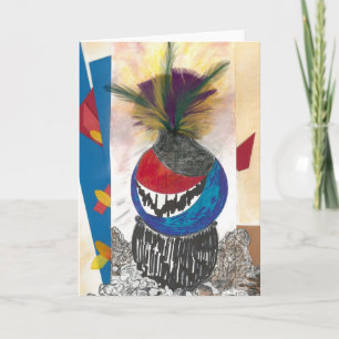 Tribal Design Greeting Card