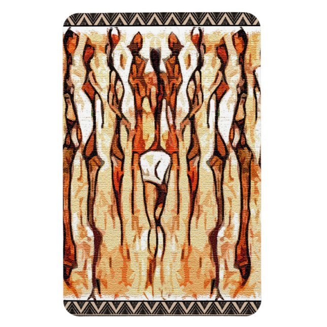 Tribal Design Magnet (Vertical)