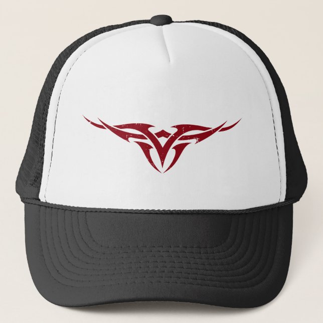 Tribal Design Motif Trucker Hat (Front)
