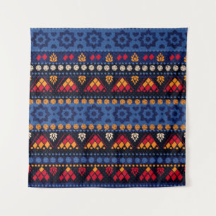 Tribal Design: Multifunctional Seamless Pattern. Tapestry