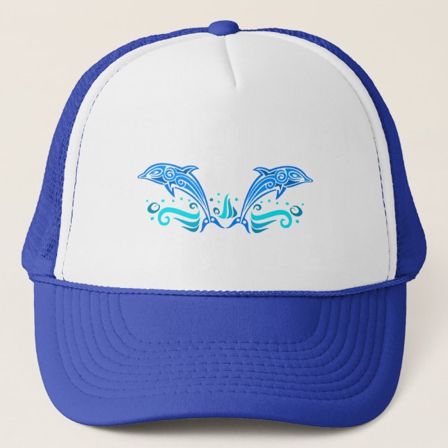 Tribal Dolphins hat (Front)