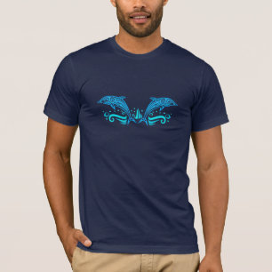 Tribal Dolphins shirt - choose style & colour