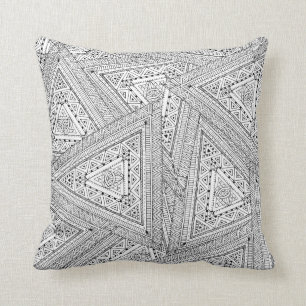 Tribal Doodle 2 Cushion