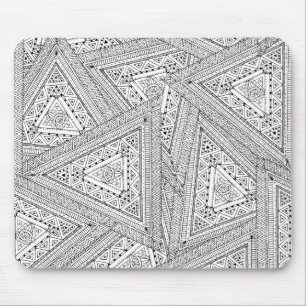 Tribal Doodle 2 Mouse Pad