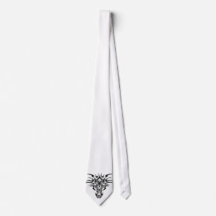 tribal dragon head tie