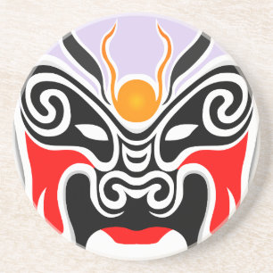 Tribal Dragon Mask Coaster