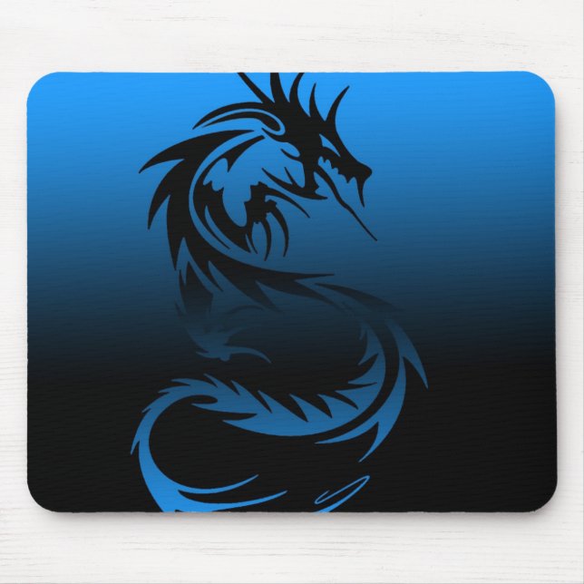 tribal dragon mouse pad (Front)