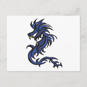 Tribal Dragon Postcard