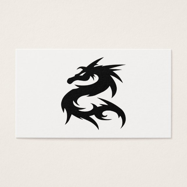 Tribal Dragon Silhouette (Front)
