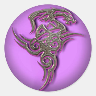 tribal dragon stickers