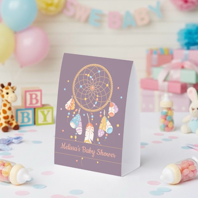 Tribal Dreamcatcher Baby Shower Purple (Creator Uploaded)