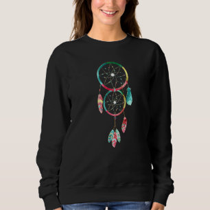 Tribal Dreamcatcher Native American Indian Art Boh Sweatshirt
