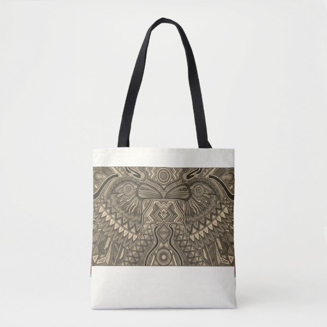 Tribal Eagle Art Tote Bag (Front)
