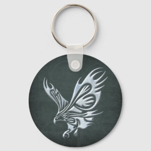 Tribal Eagle Key Ring