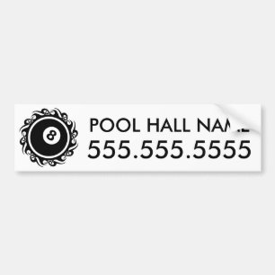 tribal eightball bumper sticker