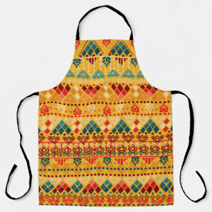 Tribal elements, versatile seamless pattern. apron