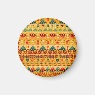 Tribal elements, versatile seamless pattern. magnet