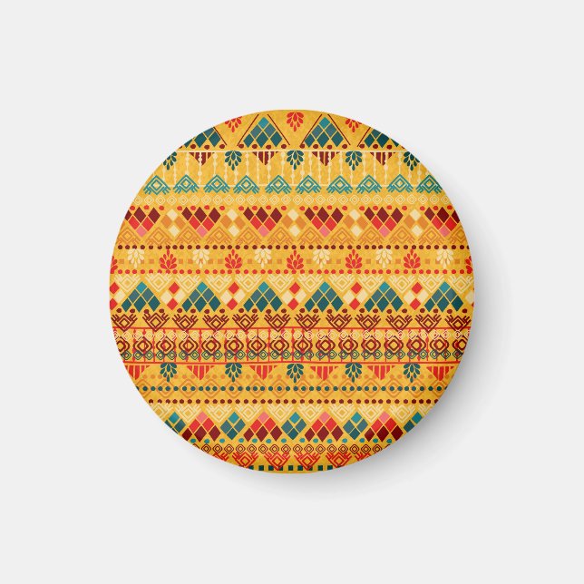 Tribal elements, versatile seamless pattern. magnet (Front)