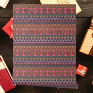 Tribal Energy Wallpaper – Bold Boho Geometric Wall