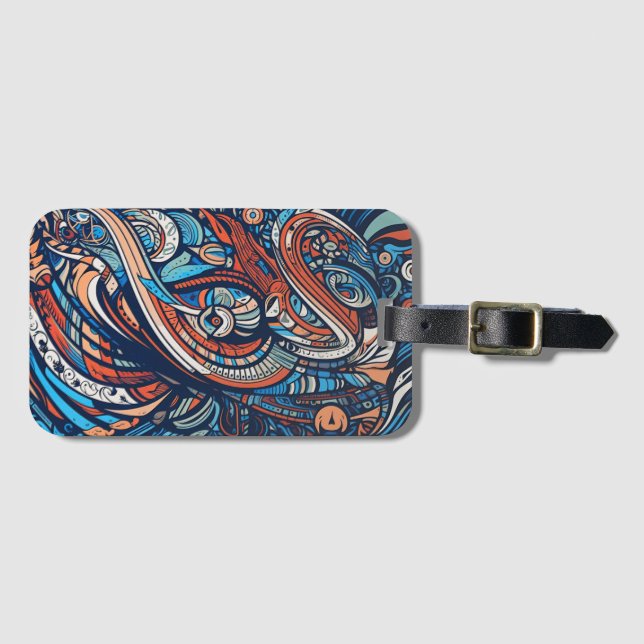 Tribal Essence Luggage Tag (Front Horizontal)
