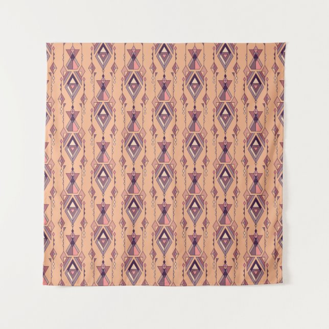 Tribal Ethnic: Aztec Mexican Seamless Vintage Tapestry (Front)