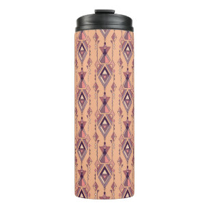 Tribal Ethnic: Aztec Mexican Seamless Vintage Thermal Tumbler