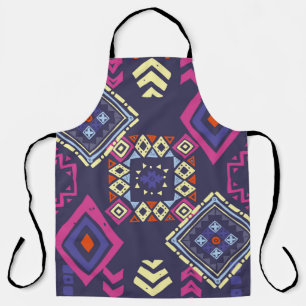 Tribal ethnic background. Stylish primitive geomet Apron